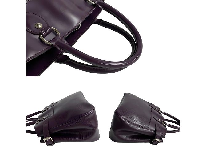 Borsa a mano Passy PM in pelle Epi Louis Vuitton Porpora - vista 5