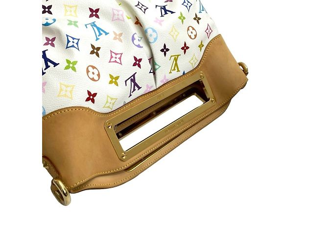 Louis Vuitton Judy GM Monogramm Multicolor Handtasche Braun Weiß Mehrfarben - Ansicht 4
