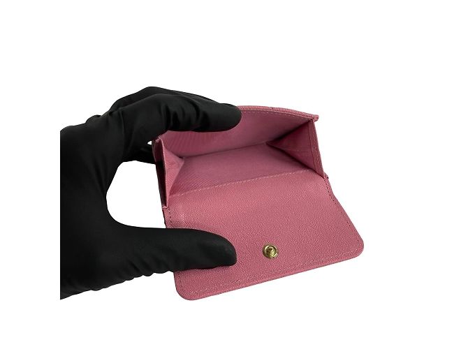 Chanel Boy Caviar-Leder Tri-Fold Geldbörse Pink - Ansicht 7