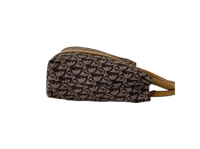 Borsa a mano con motivo Trotter di Christian Dior Marrone Beige - vista 6