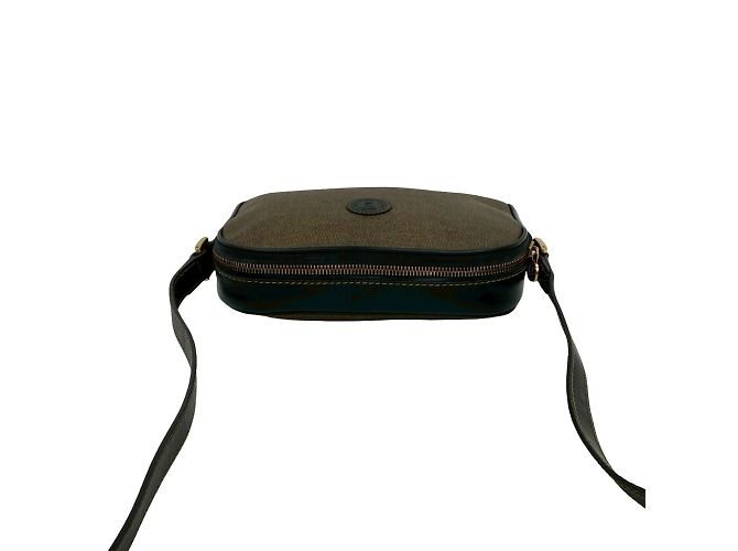 Borsa a spalla mini in pelle con motivo logo FF di Fendi - vista 4