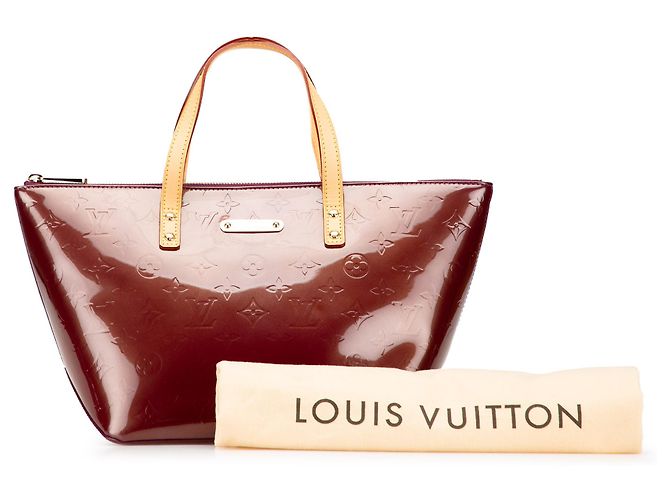 Louis Vuitton Rosso Monogram Vernis Bellevue PM - vista 11