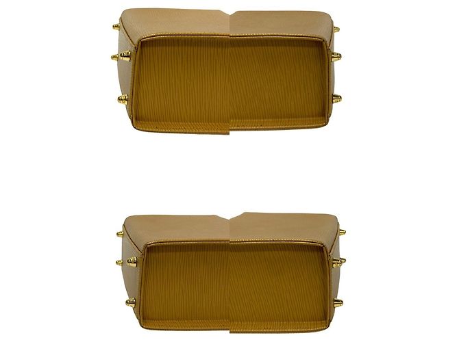 Mini borsa a mano in pelle Epi beige Fendi - vista 6