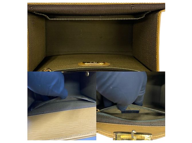 Mini borsa a mano in pelle Epi beige Fendi - vista 8
