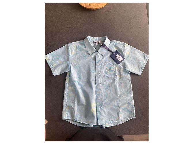 T-shirt Baby Dior Monogramme Turquoise - vue 2