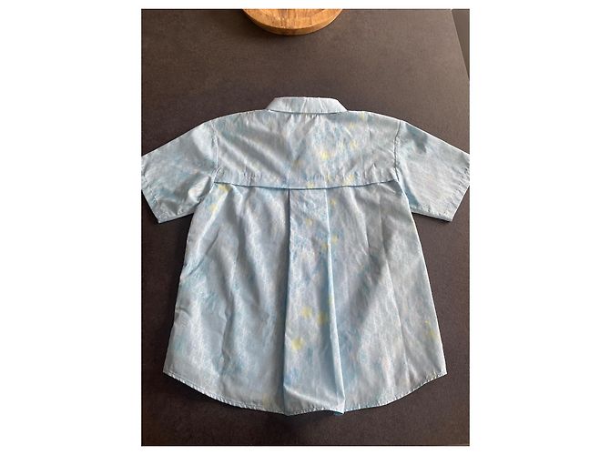 T-shirt Baby Dior Monogramme Turquoise - vue 3