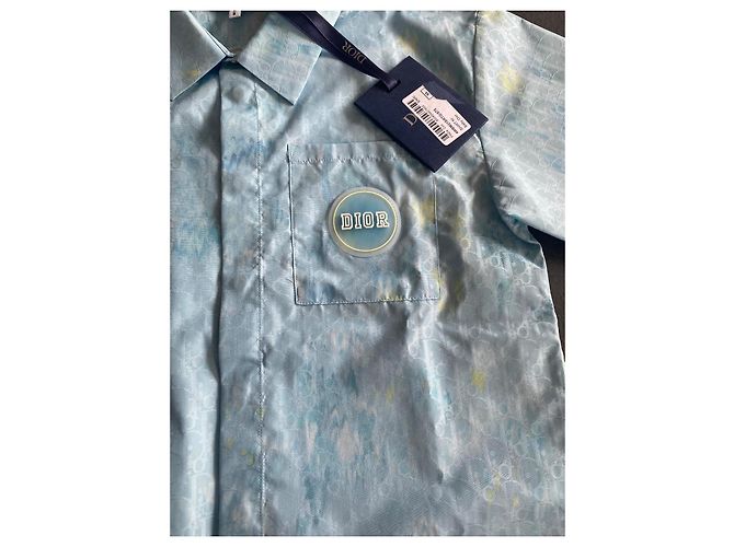T-shirt Baby Dior Monogramme Turquoise - vue 4