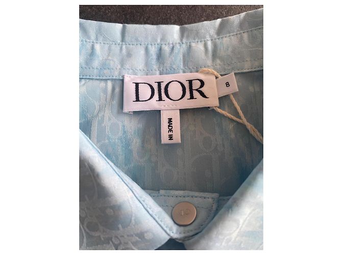 T-shirt Baby Dior Monogramme Turquoise - vue 5