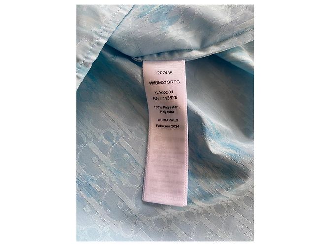 T-shirt Baby Dior Monogramme Turquoise - vue 8