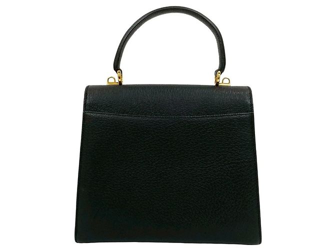 Borsa in pelle Ladylock Old Gucci Nero - vista 3