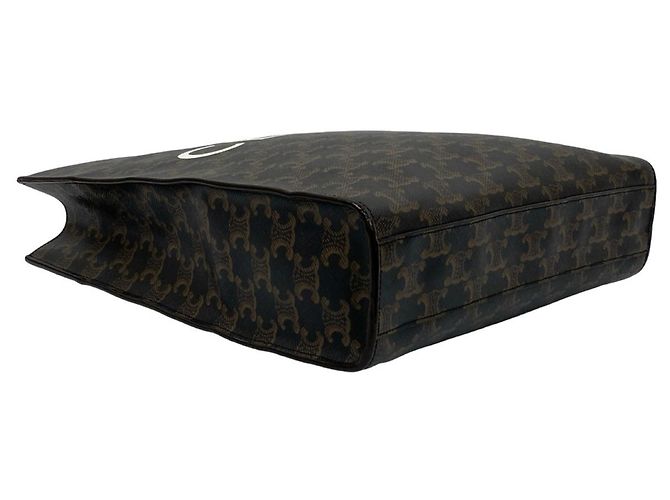 Céline BOLSA PEQUENA CABAS VERTICAL TRIOMPHE CELINE Marrom Preto - vista 7