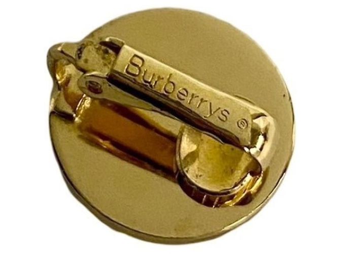 Orecchini a clip con logo del cavallo in ombra Burberry D'oro - vista 2