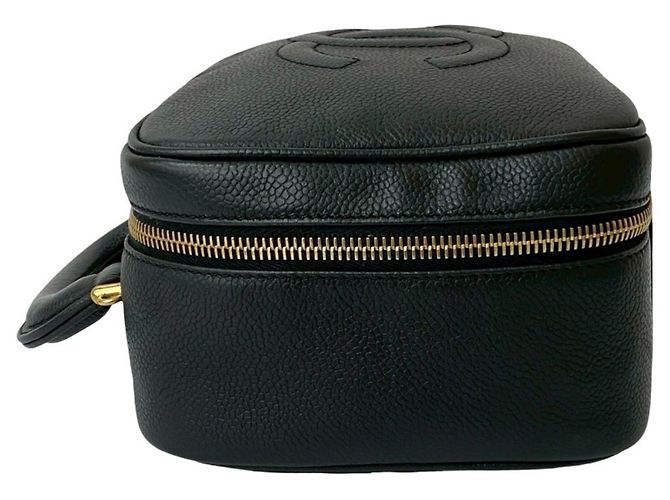 Borsa a spalla 2 in 1 in pelle caviar opaca Chanel Coco Mark Nero - vista 5