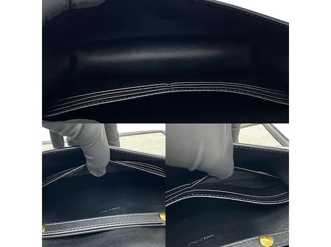 Céline Borsa a Spalla Triomphe Chain di CELINE Nero Crudo - vista 8