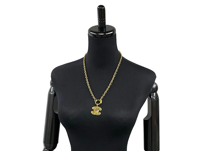 Collana Placcata Oro con Motivo Coco di Chanel D'oro - vista 2