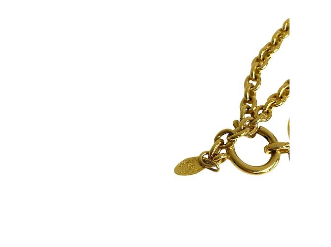 Collana Placcata Oro con Motivo Coco di Chanel D'oro - vista 3