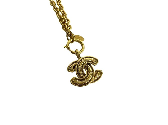 Collana Placcata Oro con Motivo Coco di Chanel D'oro - vista 4