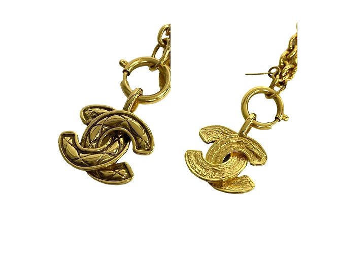 Collana Placcata Oro con Motivo Coco di Chanel D'oro - vista 5