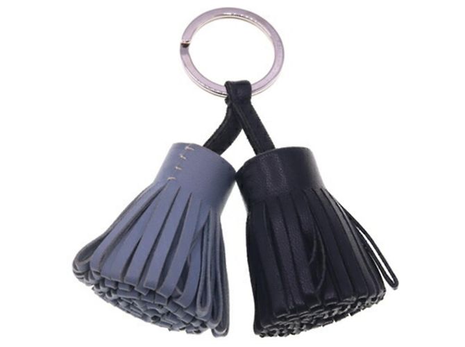 Ring Portachiavi Hermès Carmen Unodos Anjo Miro Marrone Nero - vista 2