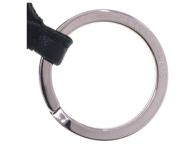 Ring Portachiavi Hermès Carmen Unodos Anjo Miro Marrone Nero - vista 3