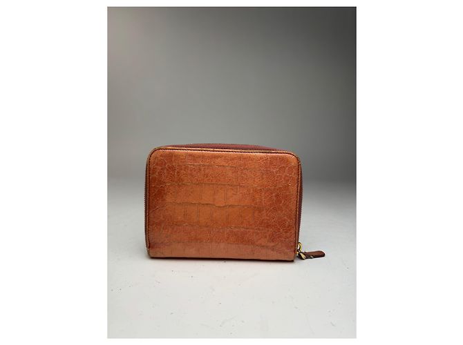 Vintage Miu Miu Leather organizer Orange - view 2