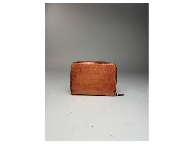 Vintage Miu Miu Leather organizer Orange - view 5
