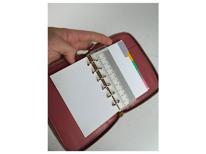 Vintage Miu Miu Leather organizer Orange - view 8