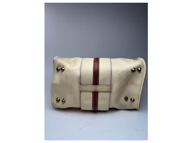 Chloé Vintage Chloe Leder Tasche beige und braun - Ansicht 12