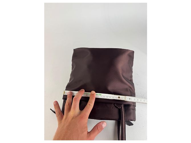 Bolsa de poliéster vintage Issey Miyake roxa Roxo - vista 13