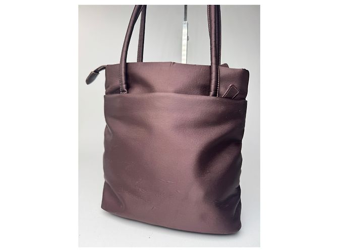 Bolsa de poliéster vintage Issey Miyake roxa Roxo - vista 15