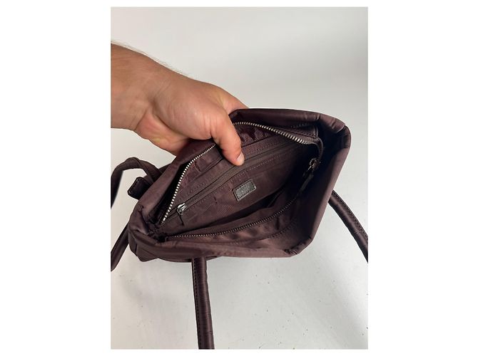 Bolsa de poliéster vintage Issey Miyake roxa Roxo - vista 2
