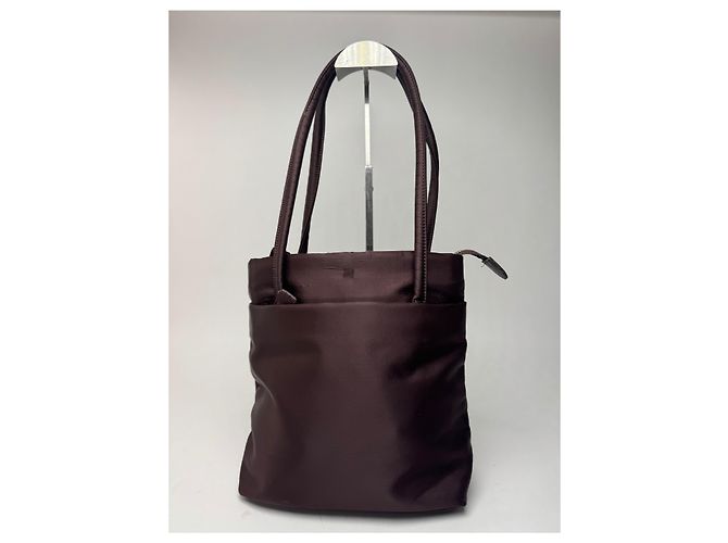 Bolsa de poliéster vintage Issey Miyake roxa Roxo - vista 6