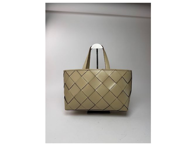Vintage Issey Miyake Ledertasche beige - Ansicht 9