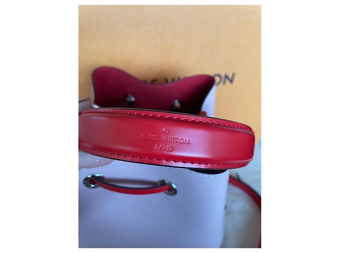 Néonoé Louis Vuitton Noé MM Rosa in pelle Epi - vista 6