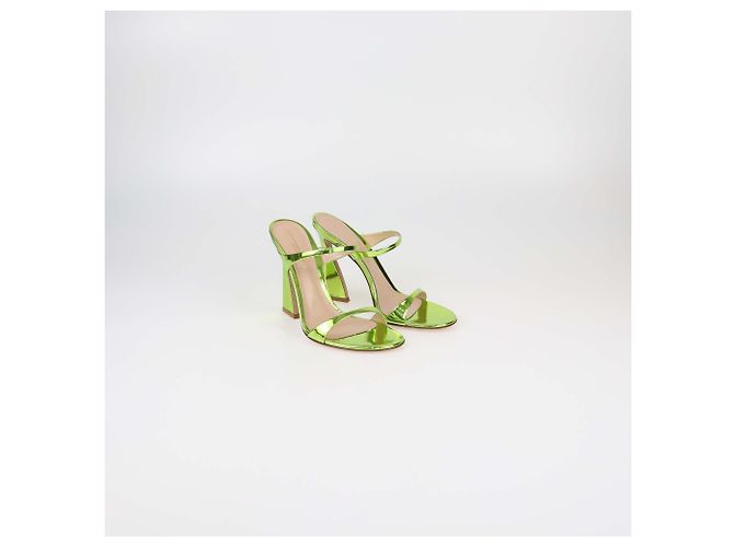 Sandali Metal Kiwi Aure di Gianvito Rossi - vista 2