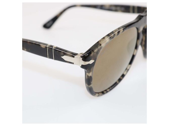 Persol Beige Schildpatt/Gold Spiegel Sonnenbrille Golden - Ansicht 6