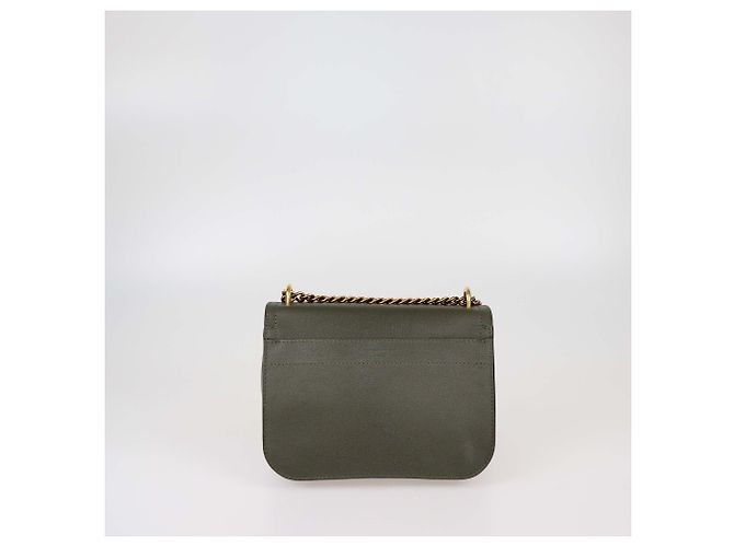 Borsa Chain Lockme in khaki Louis Vuitton Cachi - vista 3