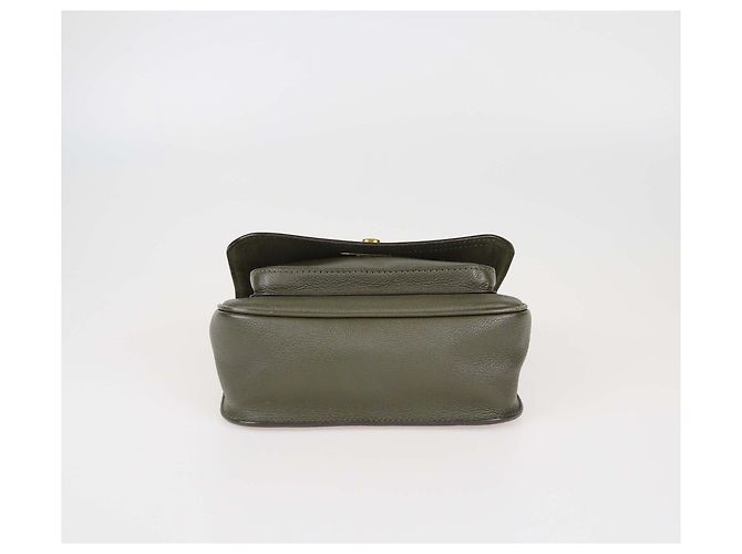 Borsa Chain Lockme in khaki Louis Vuitton Cachi - vista 4