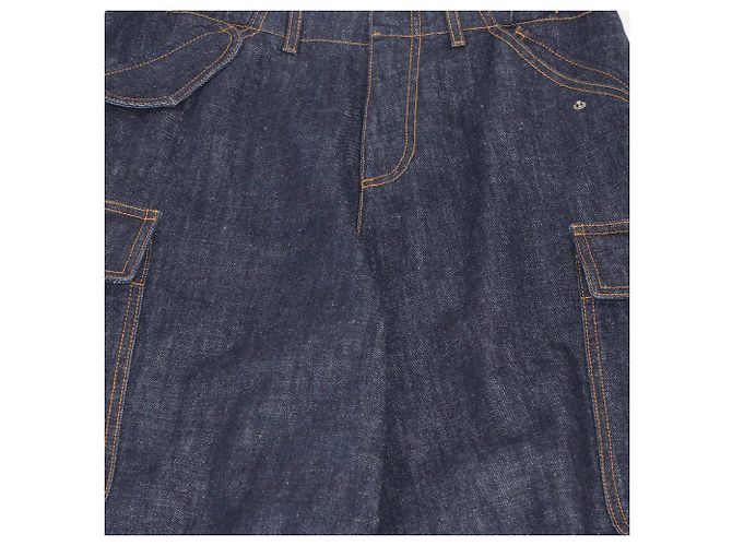 Jeans cargo DO2 8 azul oscuro Christian Dior - vista 4