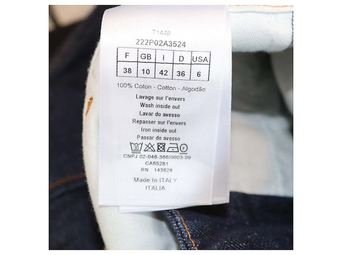 Jeans cargo DO2 8 azul oscuro Christian Dior - vista 6