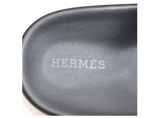 Hermès Sandali Chypre Epsom Etoupe Hermes Taupe - vista 6
