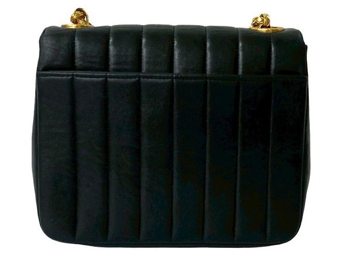 Borsa a Spalla in Pelle di Agnello Coco di Chanel Nero - vista 3