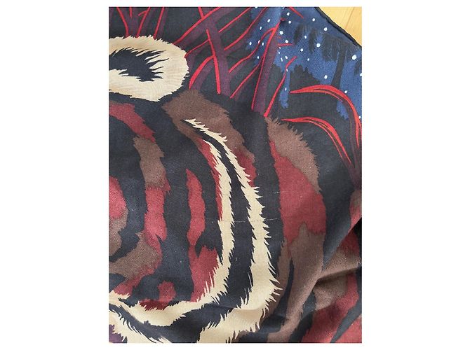 Chale Hermès 140 Tyger Tyger Multicor - vista 8