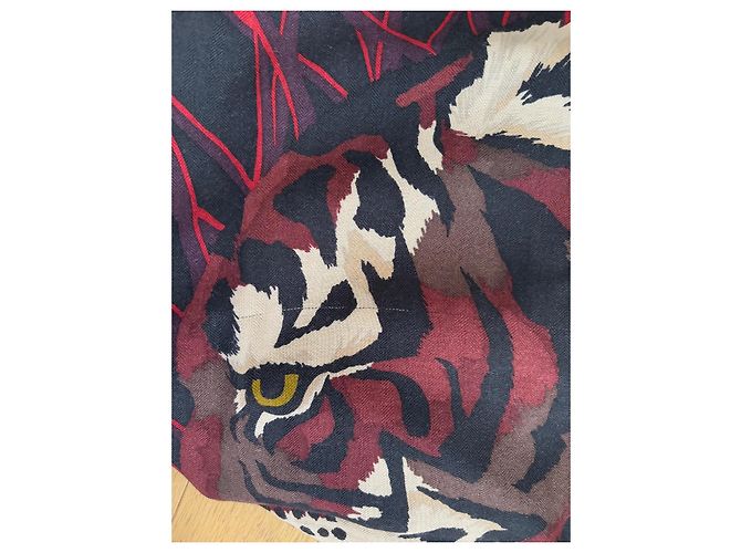 Chale Hermès 140 Tyger Tyger Multicor - vista 9