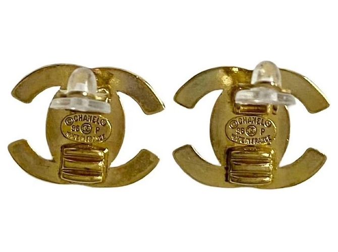 Chanel Coco Mark Clip Ohrringe Golden - Ansicht 4
