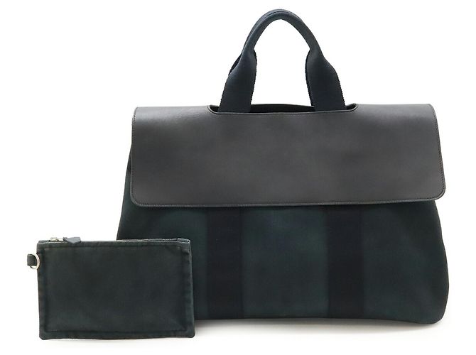 Hermès Hermes Valparaiso MM Handtasche Tote Bag Schwarz - Ansicht 2