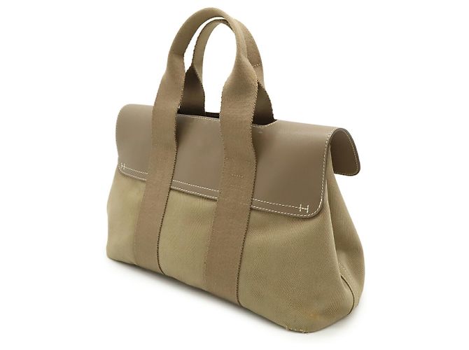 Hermès Borsa tote Hermes Valparaiso PM Taupe - vista 3