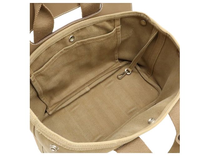 Hermès Borsa tote Hermes Valparaiso PM Taupe - vista 9