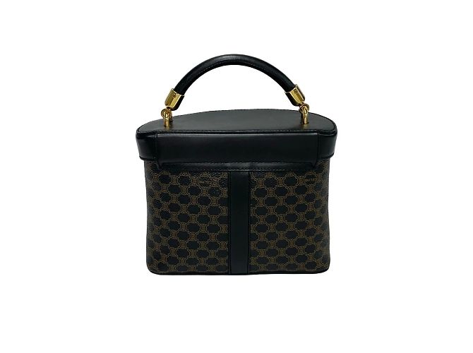 Triomphe Céline Borsa a Spalla Celine Macadam Blason 2 in 1 Marrone Nero - vista 4