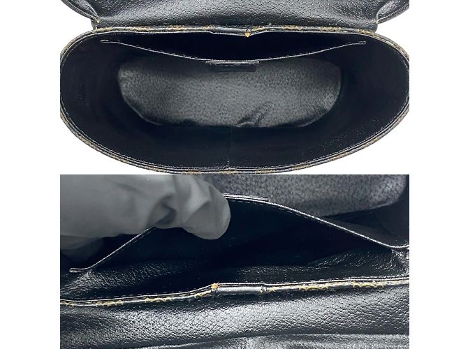 Triomphe Céline Borsa a Spalla Celine Macadam Blason 2 in 1 Marrone Nero - vista 8